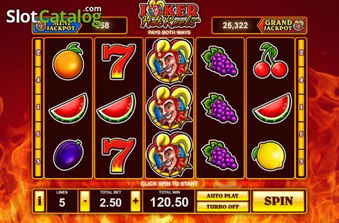 Скрин3. Joker Hot Reels слот