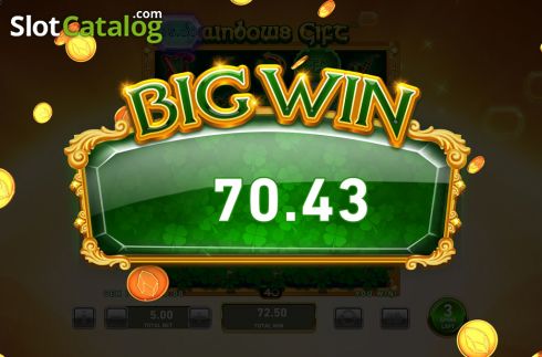 Скрин3. Gem Splash Rainbows Gift слот