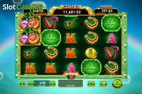 Скрин2. Gem Splash Rainbows Gift слот