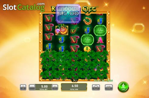 Скрин4. Gem Splash Rainbows Gift слот