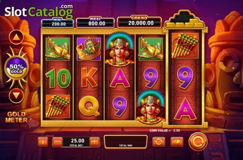 Скрин2. Gold Pile Toltec Treasure слот