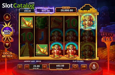 Скрин3. Gold Pile Toltec Treasure слот