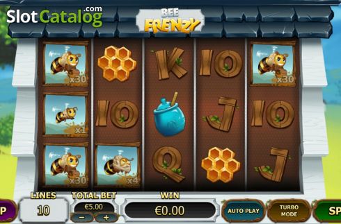Скрин3. Bee Frenzy слот