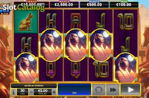 Скрин4. Khonsu God of Moon Mega Fire Blaze слот