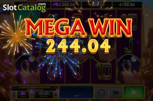 Скрин5. Khonsu God of Moon Mega Fire Blaze слот