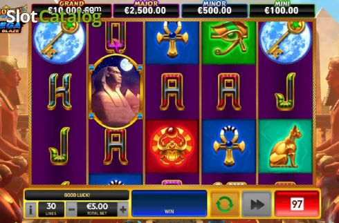 Скрин3. Khonsu God of Moon Mega Fire Blaze слот