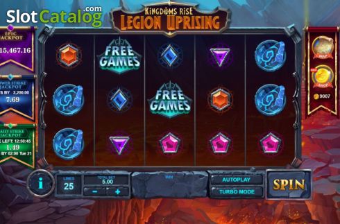 Скрин2. Kingdoms Rise: Legion Uprising слот