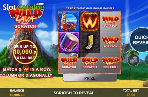 Скрин5. Wild Lava Scratch слот