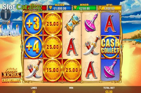 Скрин2. Sahara Riches Cash Collect слот