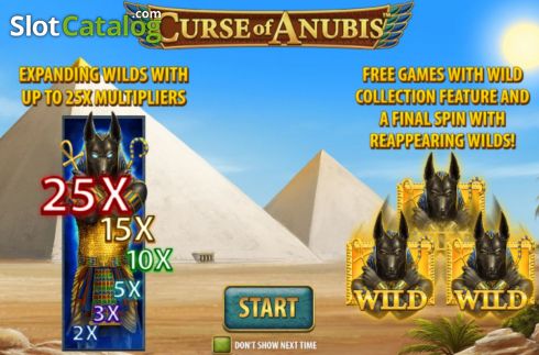 Скрин2. Curse of Anubis слот