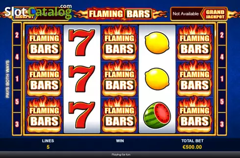 Скрин3. Flaming Bars (Playtech) слот