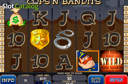 Скрин3. Cops n Bandits слот
