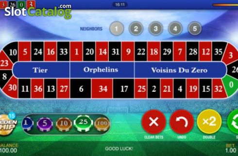 Скрин4. European Football Roulette слот