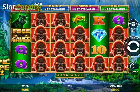Скрин2. Epic Ape 2 слот