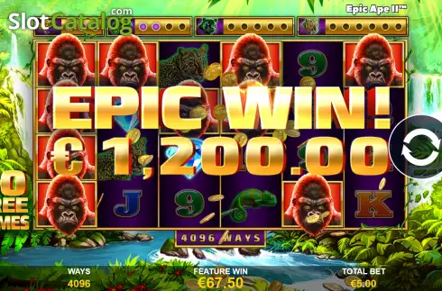 Скрин8. Epic Ape 2 слот