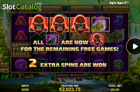 Скрин9. Epic Ape 2 слот
