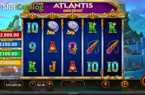 Скрин2. Atlantis Cash Collect слот