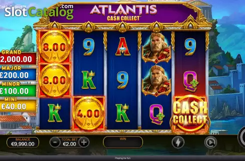 Скрин3. Atlantis Cash Collect слот