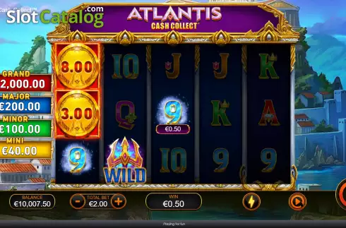 Скрин5. Atlantis Cash Collect слот