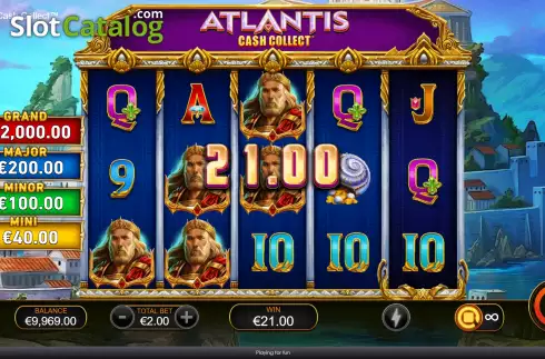 Скрин4. Atlantis Cash Collect слот