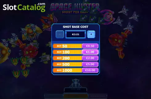 Скрин3. Space Hunter Shoot For Cash слот