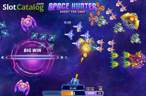 Скрин5. Space Hunter Shoot For Cash слот