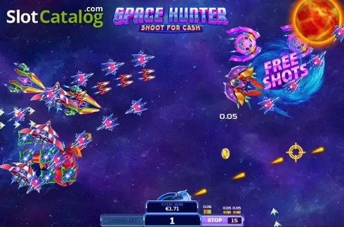 Скрин6. Space Hunter Shoot For Cash слот