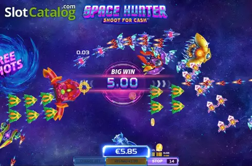 Скрин7. Space Hunter Shoot For Cash слот