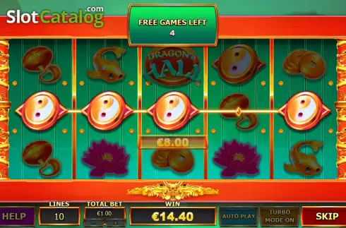 Скрин7. Dragons Hall Thundershots слот