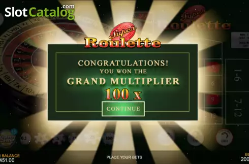 Скрин3. Super Roulette слот