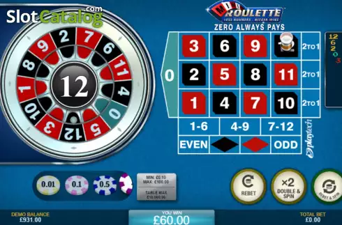 Скрин5. Mini Roulette (Playtech) слот
