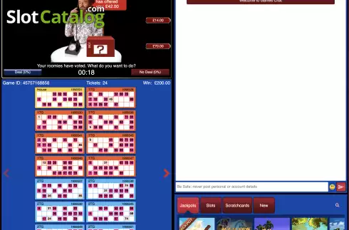 Скрин5. Deal Or No Deal Bingo слот