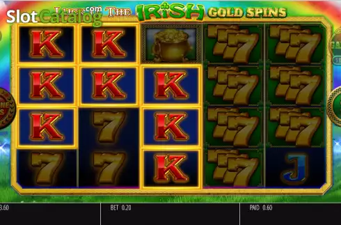 Скрин3. Luck O' The Irish Gold Spins слот