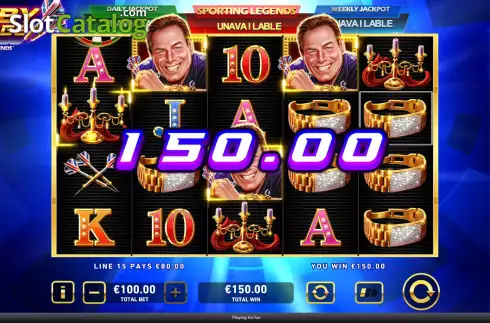 Скрин3. Bobby George Sporting Legends слот