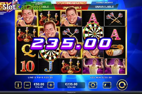 Скрин4. Bobby George Sporting Legends слот