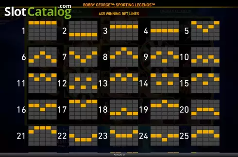 Скрин9. Bobby George Sporting Legends слот