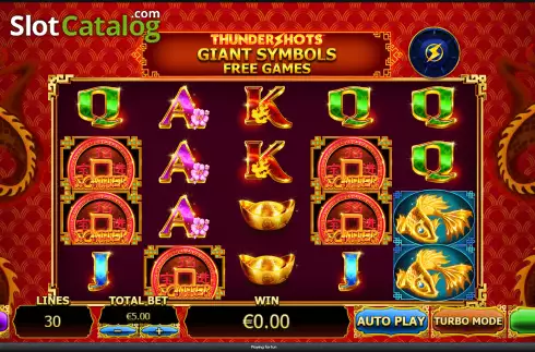 Скрин2. Fortune Fortune Thundershots слот