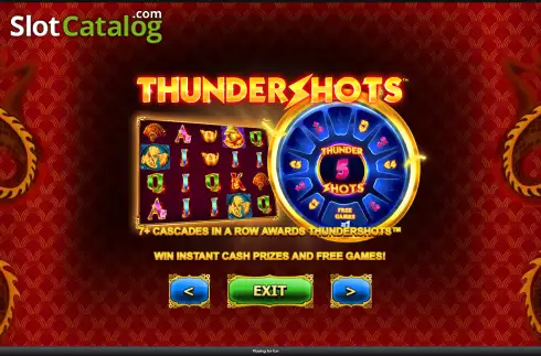 Скрин5. Fortune Fortune Thundershots слот