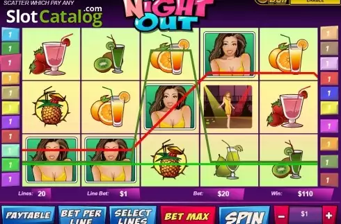 Скрин5. A Night Out слот