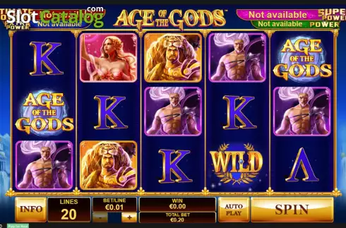 Скрин2. Age of the Gods слот