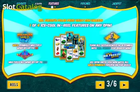 Скрин4. Batman & Mr Freeze Fortune слот