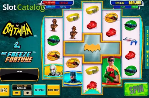 Скрин8. Batman & Mr Freeze Fortune слот
