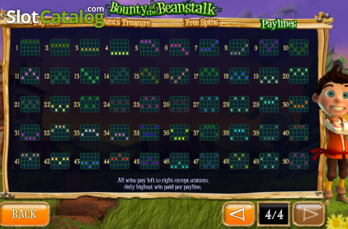 Скрин8. Bounty of the Beanstalk слот