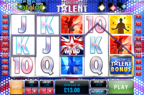 Скрин9. Britain's Got Talent (Playtech) слот