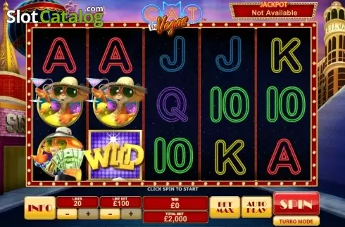 Скрин2. Cat in Vegas слот