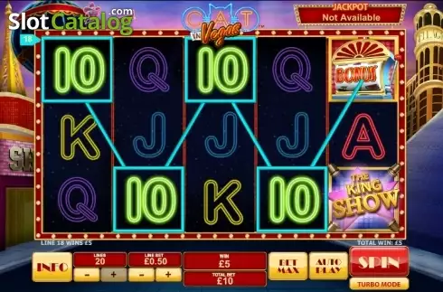 Скрин3. Cat in Vegas слот