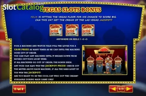 Скрин7. Cat in Vegas слот