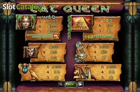 Скрин2. Cat Queen слот