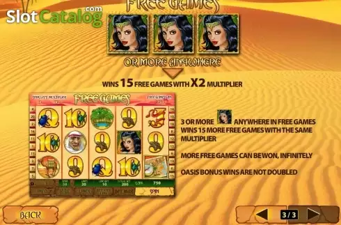 Скрин4. Desert Treasure II слот