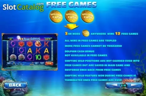 Скрин3. Dolphin Cash слот
